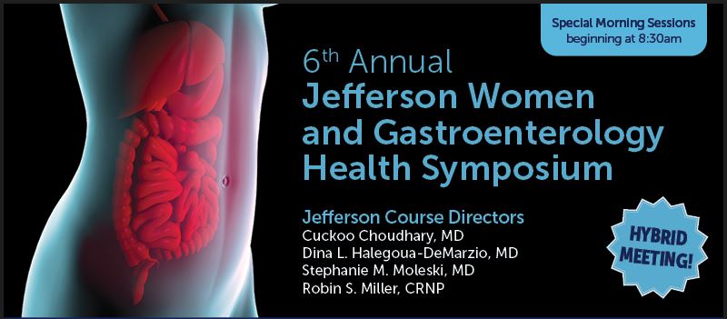 6th Annual Jefferson Women and Gastroenterology Health Symposium Banner